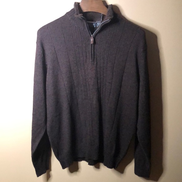 Oscar de la renta 1/2 zip pull over sweater - Picture 1 of 7